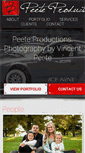 Mobile Screenshot of peeteproductions.com